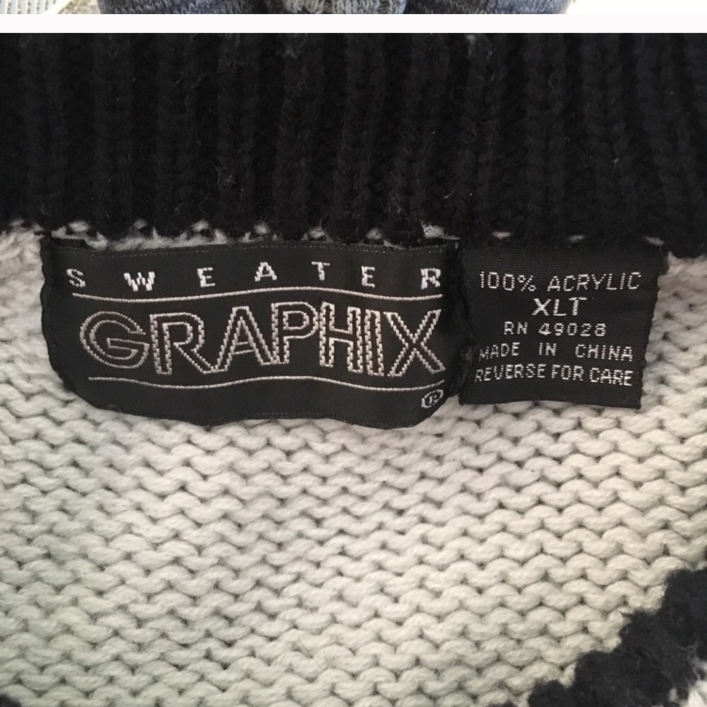 🦙Vintage Graphix cable-knit sweater - Picture 3 of 5